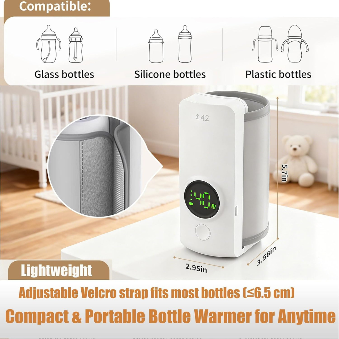 Portable Smart Baby Bottle AI Warmer