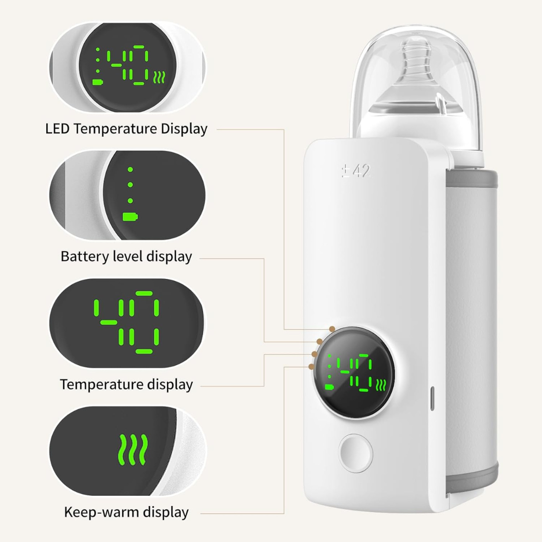Portable Smart Baby Bottle AI Warmer